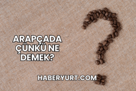 Arapçada Çünkü Ne Demek?