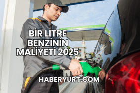 Bir Litre Benzinin Maliyeti 2025