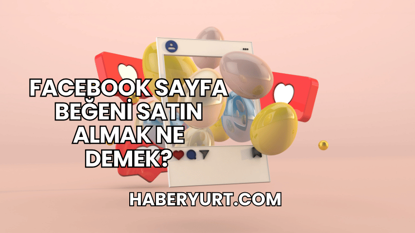 Facebook Sayfa Beğeni Satın Almak Ne Demek?
