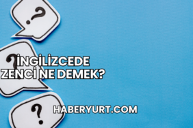 İngilizcede Zenci Ne Demek?