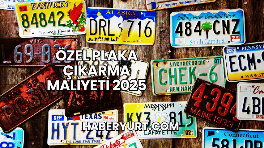 Özel Plaka Çıkarma Maliyeti 2025