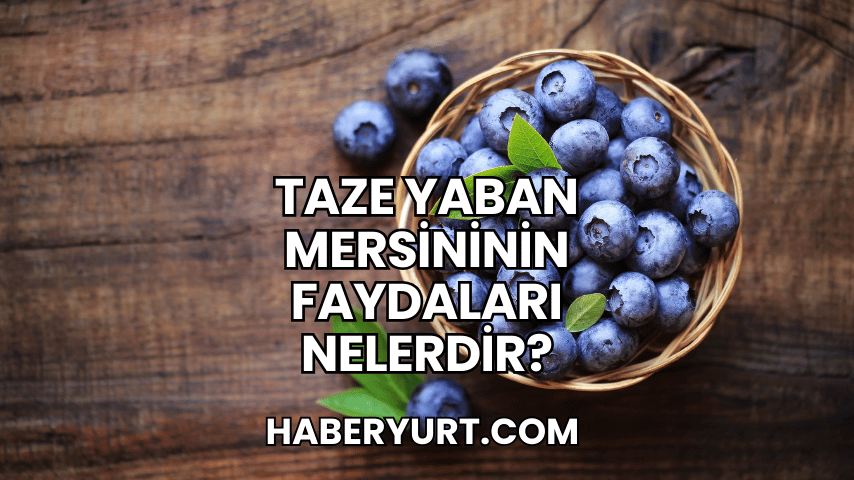 Taze Yaban Mersininin Faydaları Nelerdir?