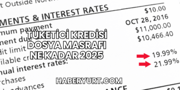 Tüketici Kredisi Dosya Masrafı Ne Kadar 2025
