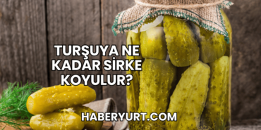 Turşuya Ne Kadar Sirke Koyulur?