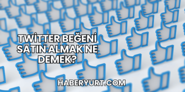 Twitter Beğeni Satın Almak Ne Demek?
