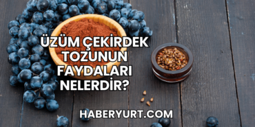 Üzüm Çekirdek Tozunun Faydaları Nelerdir?
