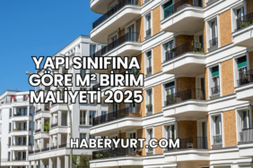 Yapı Sınıfına Göre m² Birim Maliyeti 2025