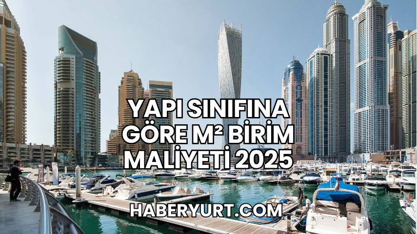 Yapı Sınıfına Göre m² Birim Maliyeti 2025