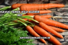 Havuç Yemek Kilo Aldırır mı?